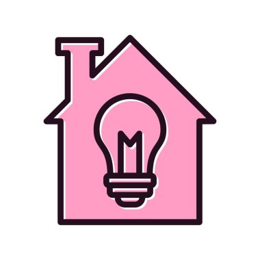 Modern lamba simgesinin vektör illüstrasyonu