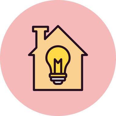 Modern lamba simgesinin vektör illüstrasyonu