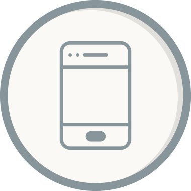 cep telefonu ikonu vektör illüstrasyonu