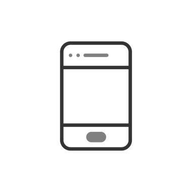 cep telefonu ikonu vektör illüstrasyonu