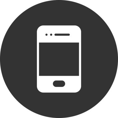 cep telefonu ikonu vektör illüstrasyonu