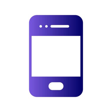 cep telefonu ikonu vektör illüstrasyonu