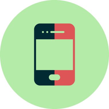 cep telefonu ikonu vektör illüstrasyonu