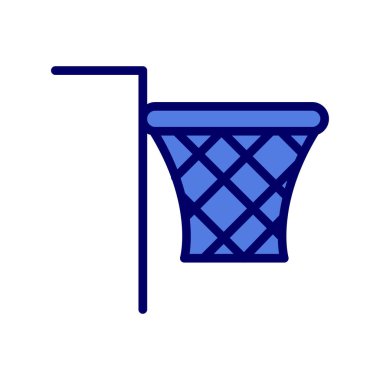 Basketbol. Web simgesi basit bir illüstrasyon. Ağ 