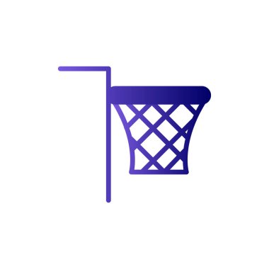 Basketbol. Web simgesi basit bir illüstrasyon. Ağ 