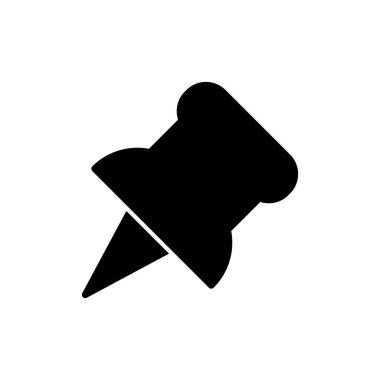 itme PIN simge vektör çizim 