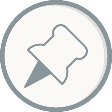 itme PIN simge vektör çizim 