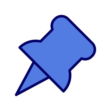 itme PIN simge vektör çizim 