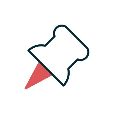 itme PIN simge vektör çizim 