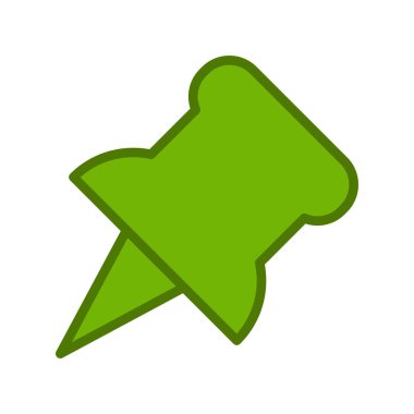 itme PIN simge vektör çizim 