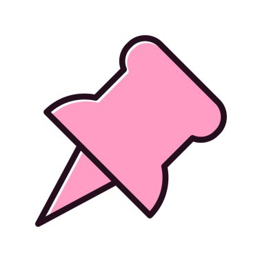 itme PIN simge vektör çizim 