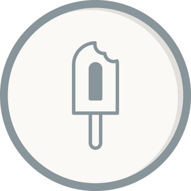 Dondurma vektör simgesi simgesi 