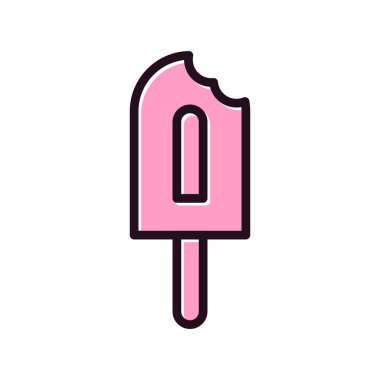 Dondurma vektör simgesi simgesi 
