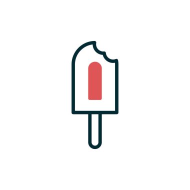 Dondurma vektör simgesi simgesi 