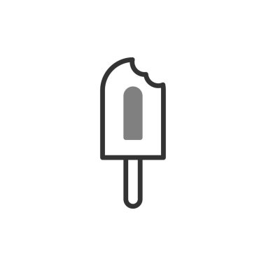 Dondurma vektör simgesi simgesi 