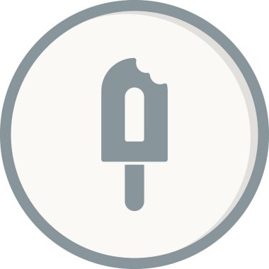 Dondurma vektör simgesi simgesi 