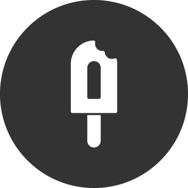 Dondurma vektör simgesi simgesi 