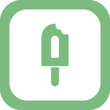 Dondurma vektör simgesi simgesi 