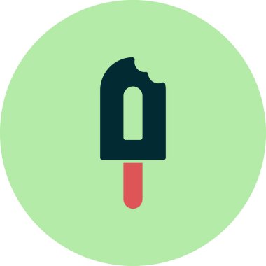 Dondurma vektör simgesi simgesi 