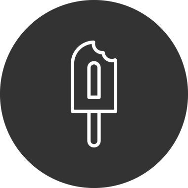 Dondurma vektör simgesi simgesi 