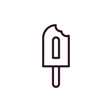 Dondurma vektör simgesi simgesi 