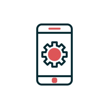 Smartphone icon, vector illustration design