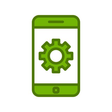 Akıllı telefon simgesi, vektör illüstrasyon tasarımı