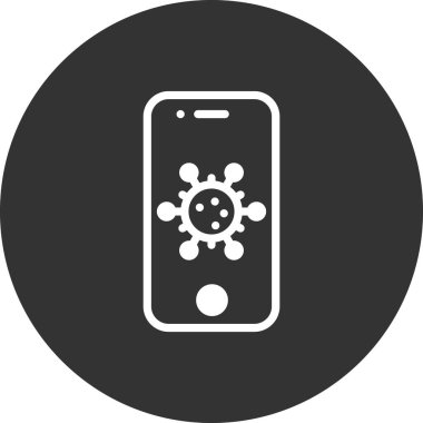 Akıllı telefon simgesi, vektör illüstrasyon tasarımı