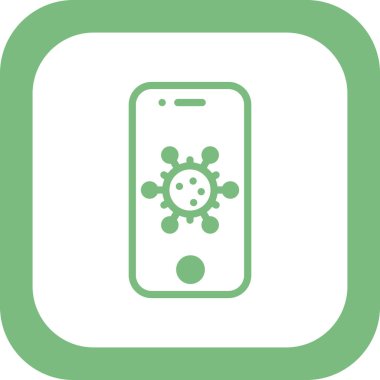 Akıllı telefon simgesi, vektör illüstrasyon tasarımı