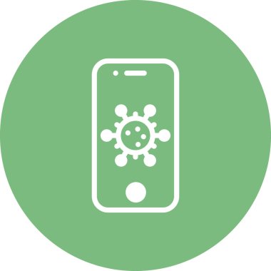 Akıllı telefon simgesi, vektör illüstrasyon tasarımı