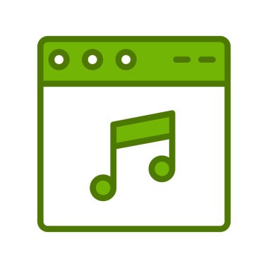 Web tarayıcı, basit vektör illüstrasyon tasarımı