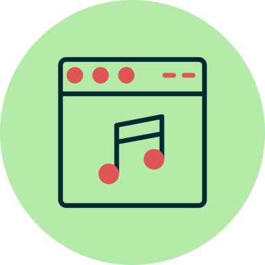 Web tarayıcı, basit vektör illüstrasyon tasarımı