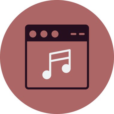 Web tarayıcı, basit vektör illüstrasyon tasarımı