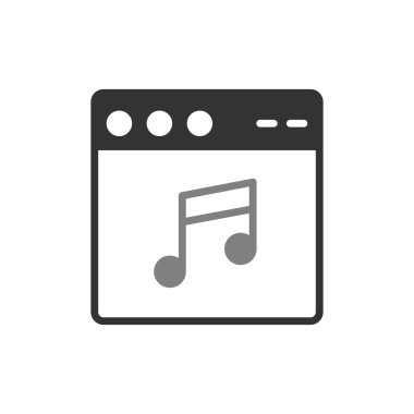 Web tarayıcı, basit vektör illüstrasyon tasarımı