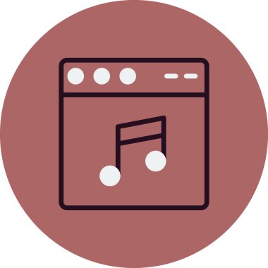 Web tarayıcı, basit vektör illüstrasyon tasarımı