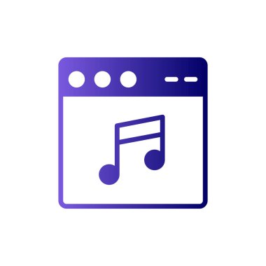 Web tarayıcı, basit vektör illüstrasyon tasarımı