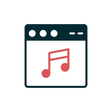 Web tarayıcı, basit vektör illüstrasyon tasarımı