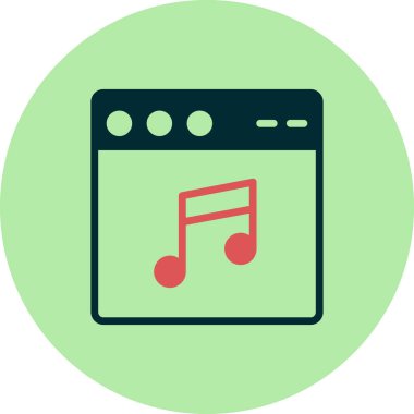 Web tarayıcı, basit vektör illüstrasyon tasarımı