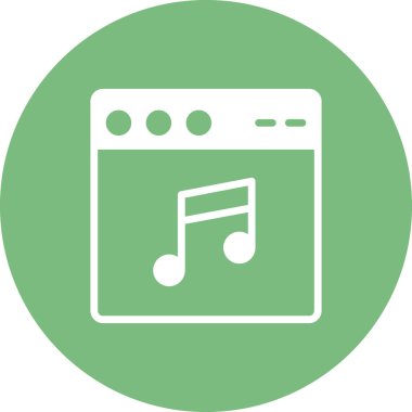 Web tarayıcı, basit vektör illüstrasyon tasarımı