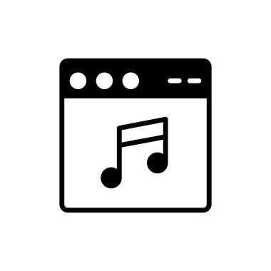 Web tarayıcı, basit vektör illüstrasyon tasarımı