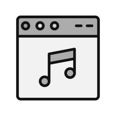 Web tarayıcı, basit vektör illüstrasyon tasarımı