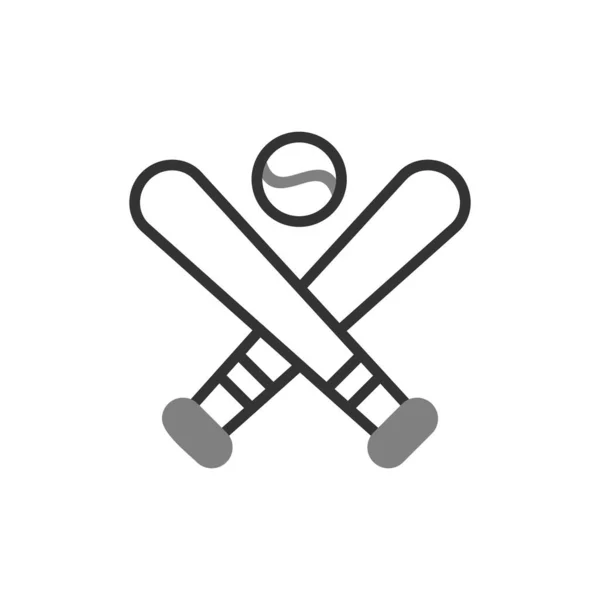Бейсбол Иконка Сайта — стоковый вектор
