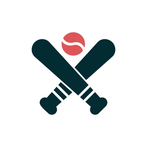 Baseball Icône Web Illustration Simple — Image vectorielle