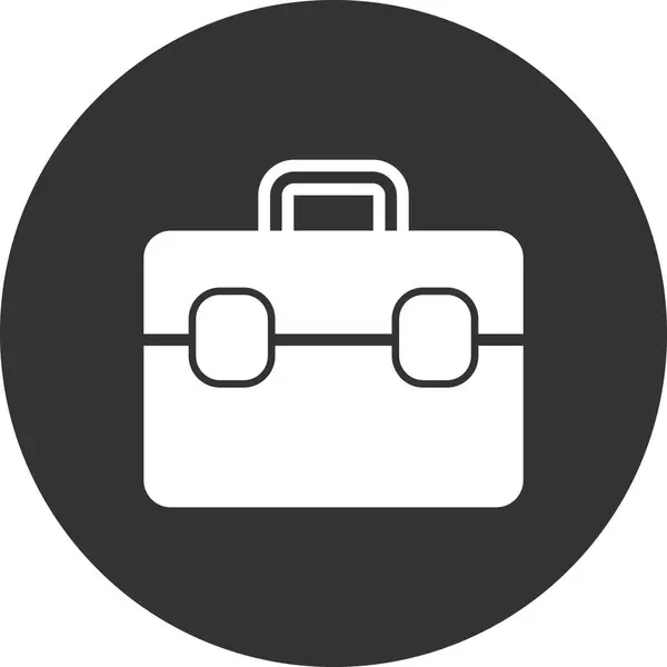 Ilustração Vetorial Briefcase Ícone Moderno — Vetor de Stock