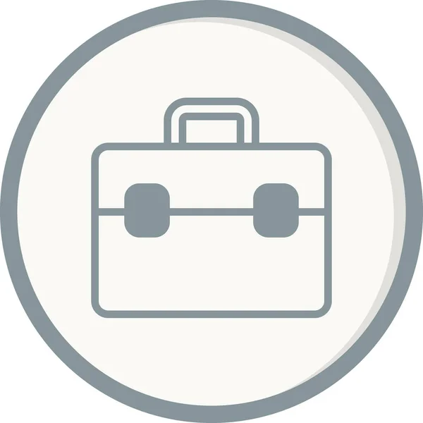Vector Illustration Briefcase Modern Icon — Stockový vektor