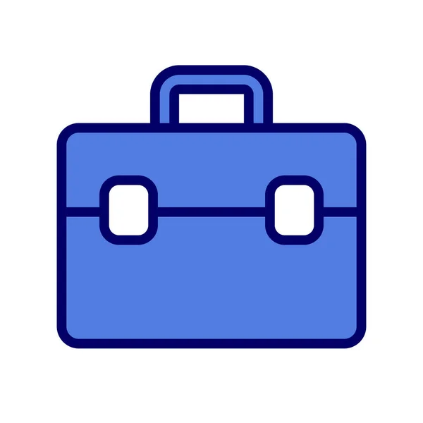 Vector Illustration Briefcase Modern Icon — Stock vektor