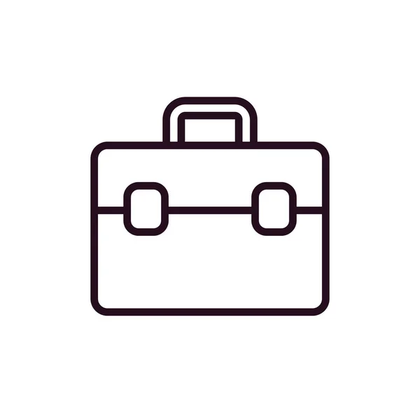 Vector Illustration Briefcase Modern Icon — Image vectorielle