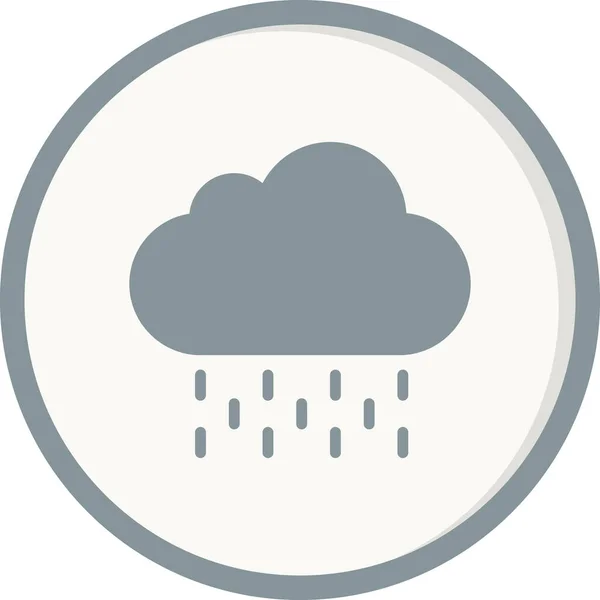 Wolke Symbol Vektor Illustration — Stockvektor