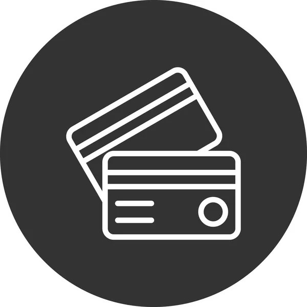 Credit Card Flat Icon Векторні Ілюстрації — стоковий вектор