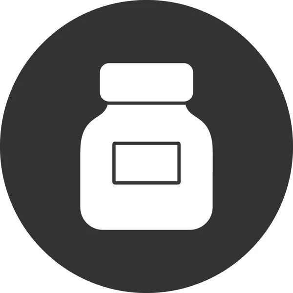 Ink Bottle Web Icon Simple Illustration — Stockvektor